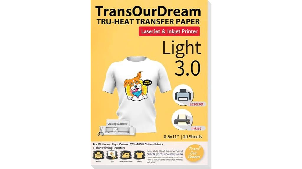 heat transfer paper pack