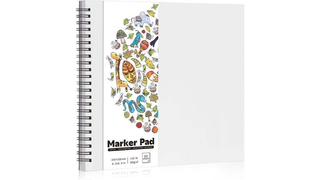 heavyweight double sided sketchpad