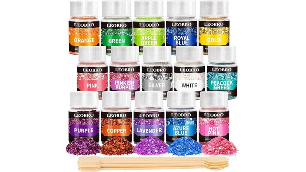 holographic chunky glitter craft