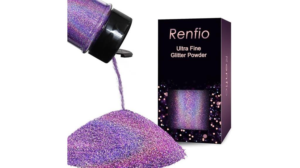 holographic glitter resin powder