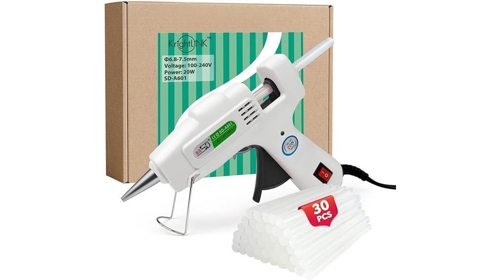 hot glue gun with sticks
