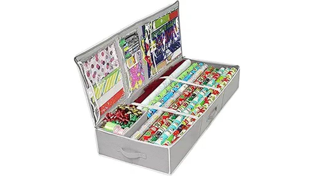 houseware giftwrap storage organizer