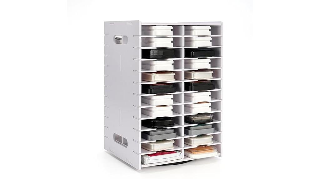 ink pad storage rack