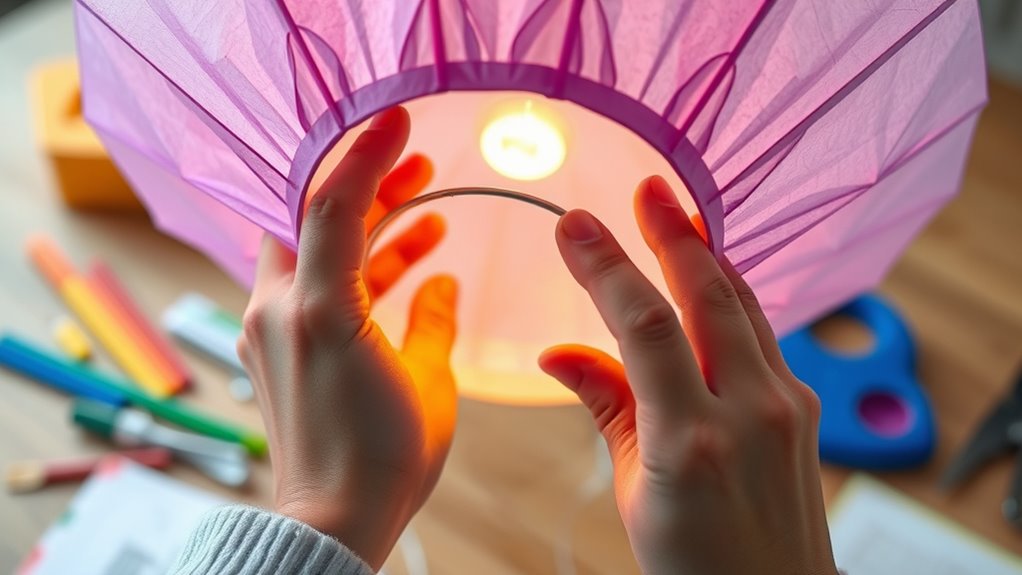 install and secure lighting