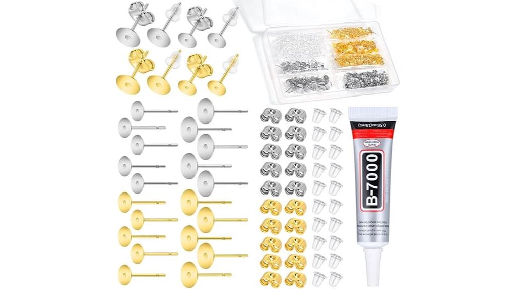 jewelry glue with earring set