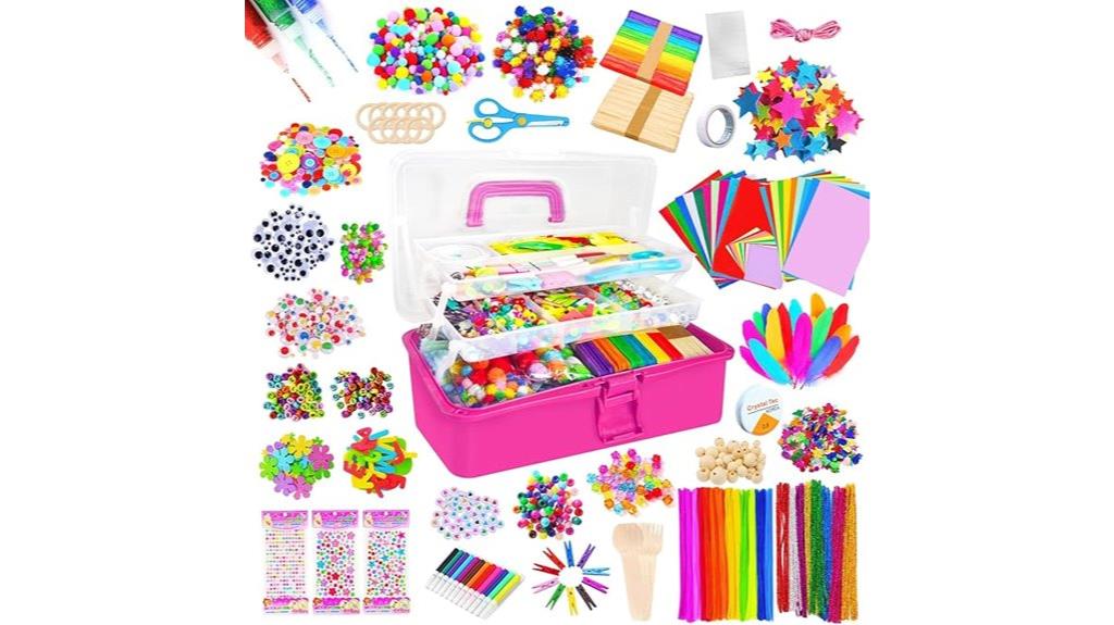 kids art supplies portable box