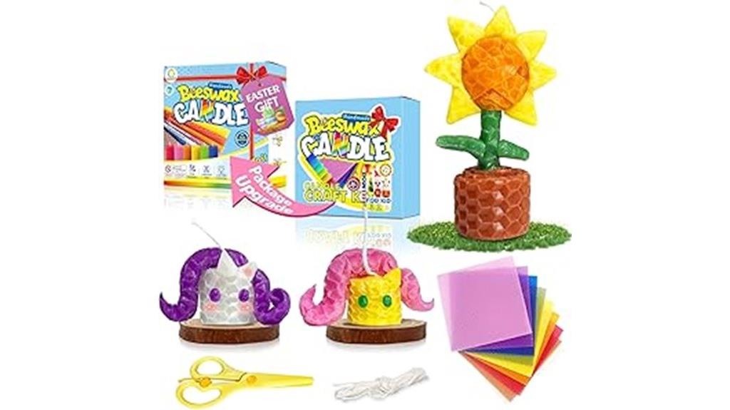 kids beeswax candle kit