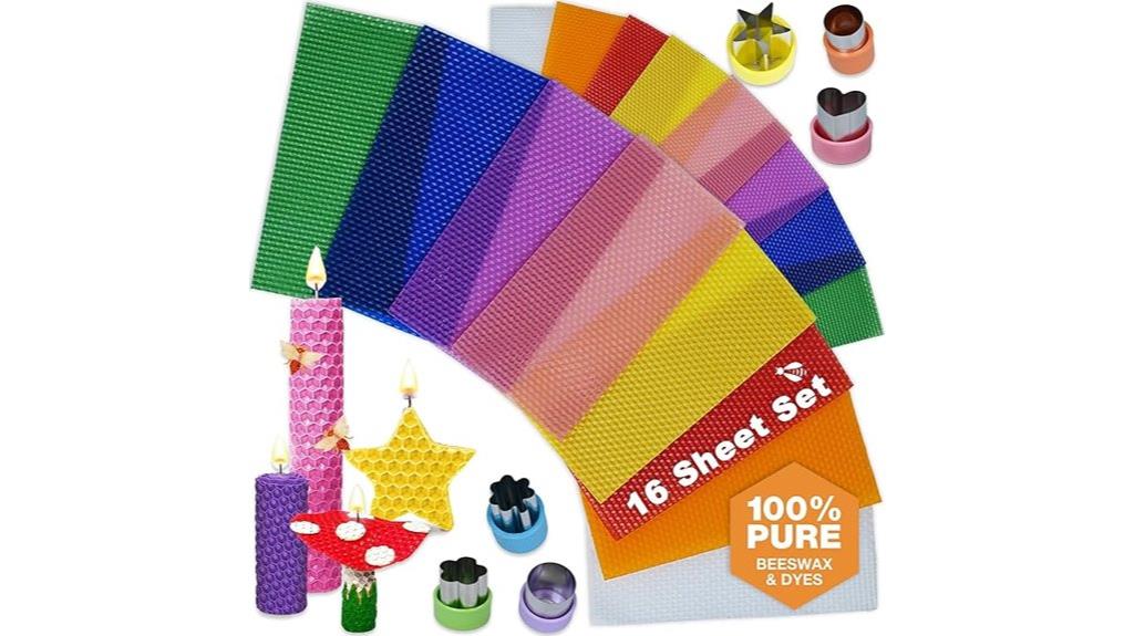 kids beeswax candle kit
