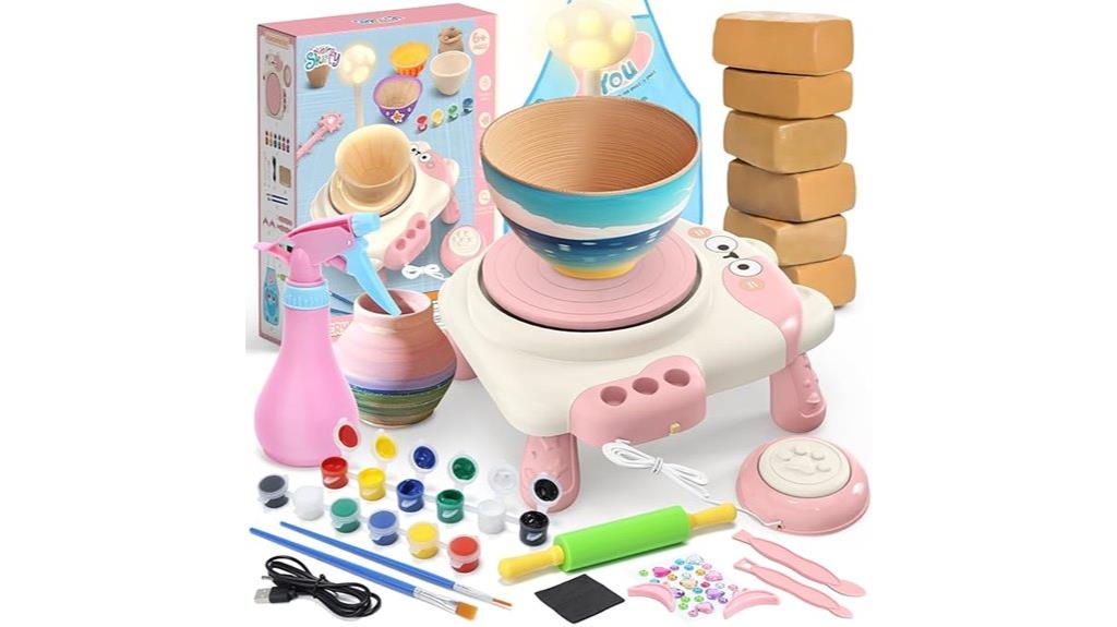 kids compact pottery wheel