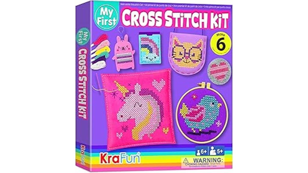 kids cross stitch kit