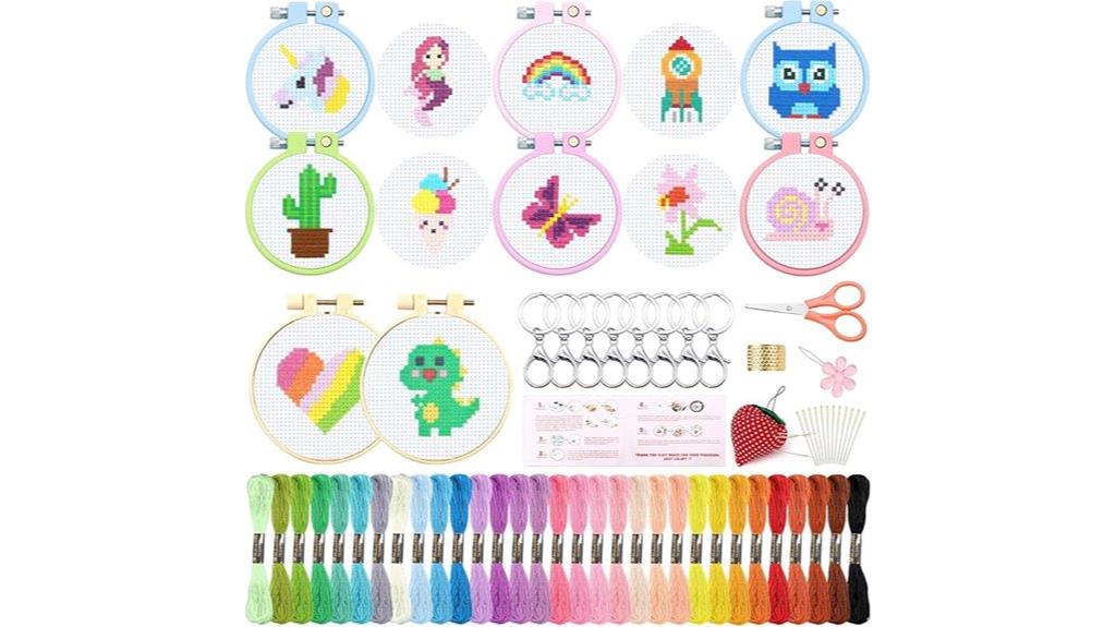 kids cross stitch kit