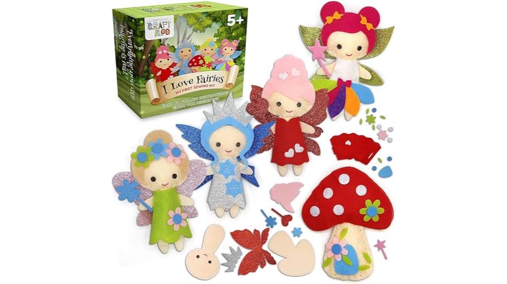 kids fairy sewing kit