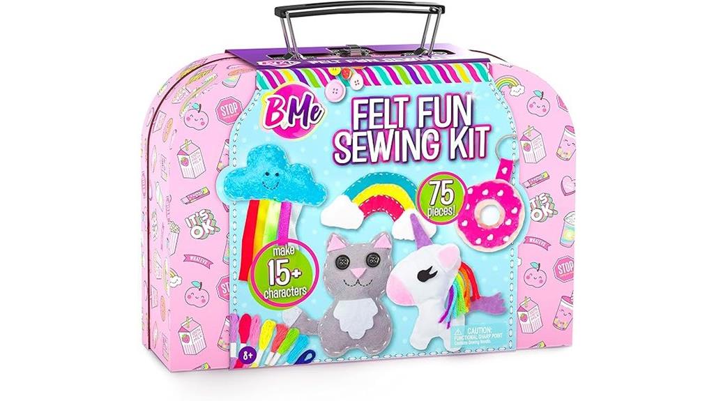 kids felt sewing kit