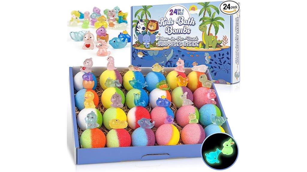 kids glow in the dark bath bombs