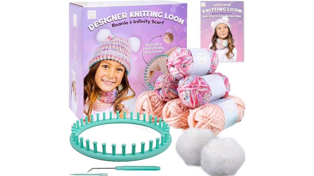 kids knitting and crochet kit