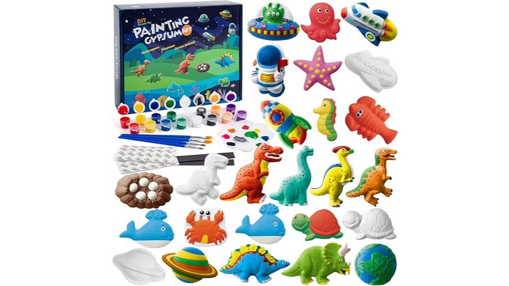 kids plaster painting kit