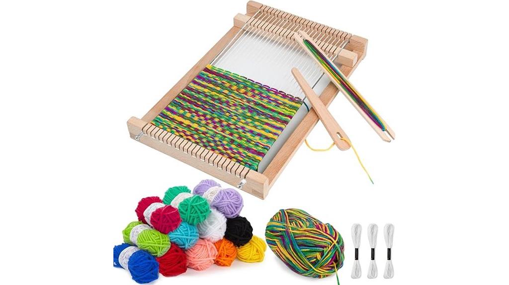 kids wooden weaving kit