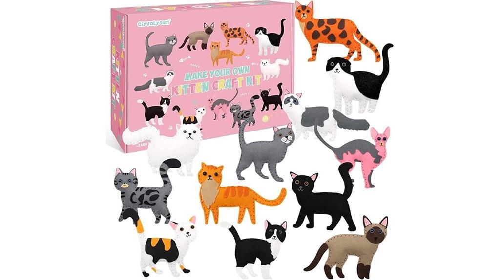 kitten craft kit for kids