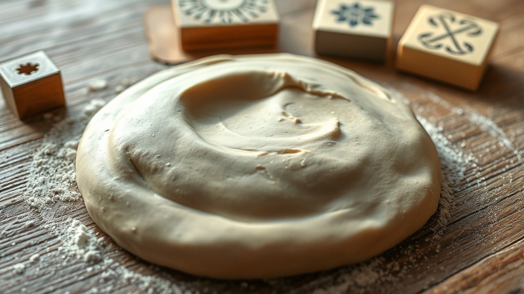 knead adjust moisture smooth