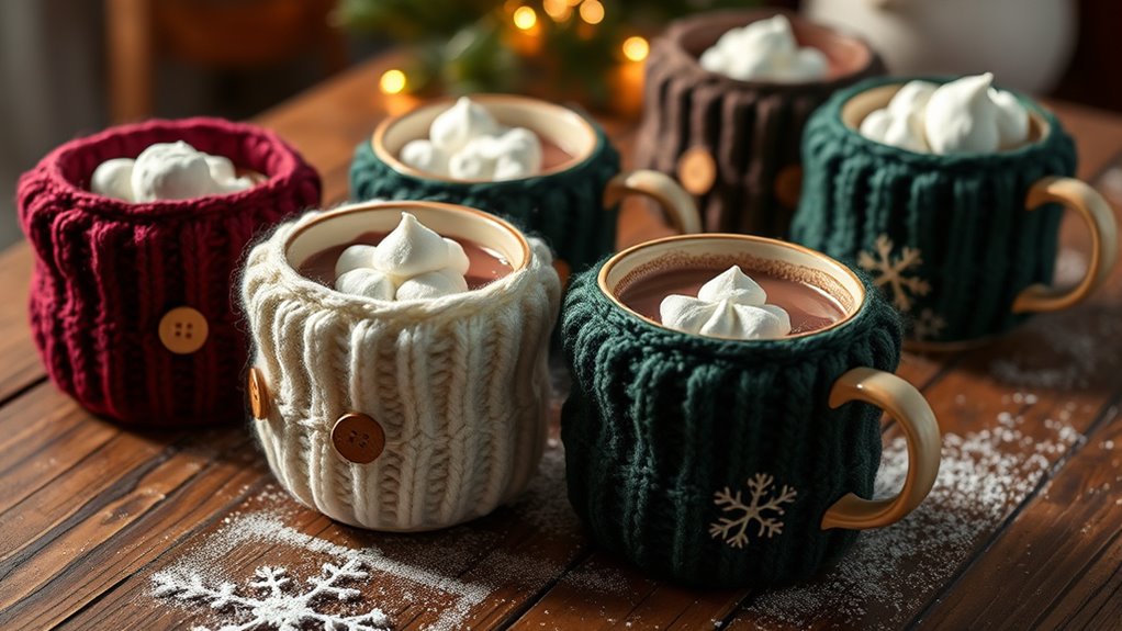 knitted mug warmer craft