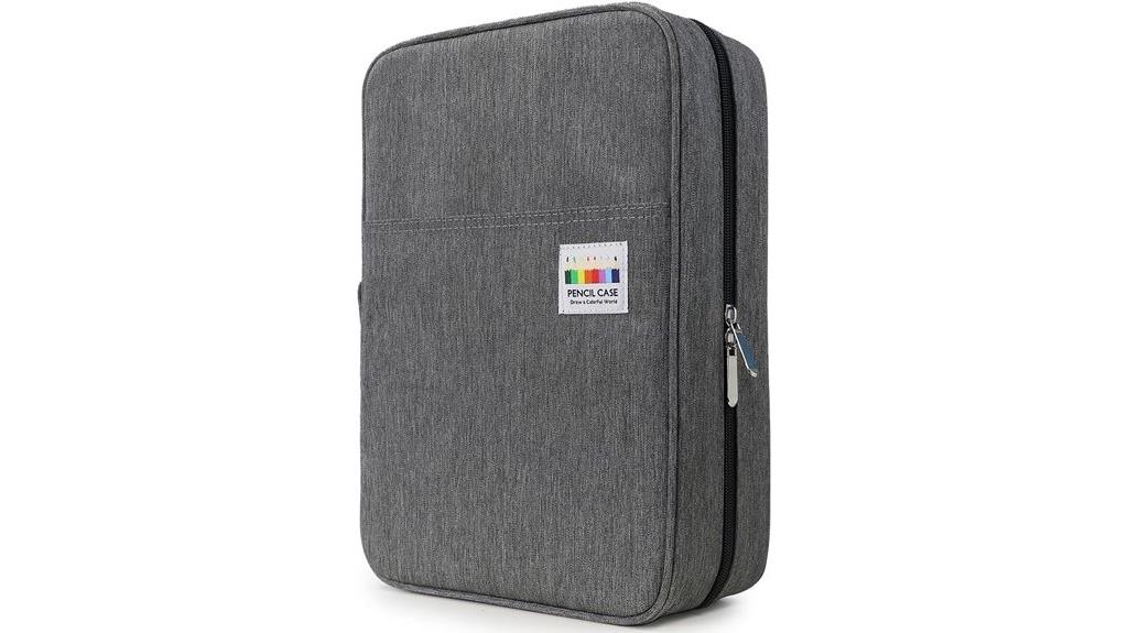 large capacity colored pencil case
