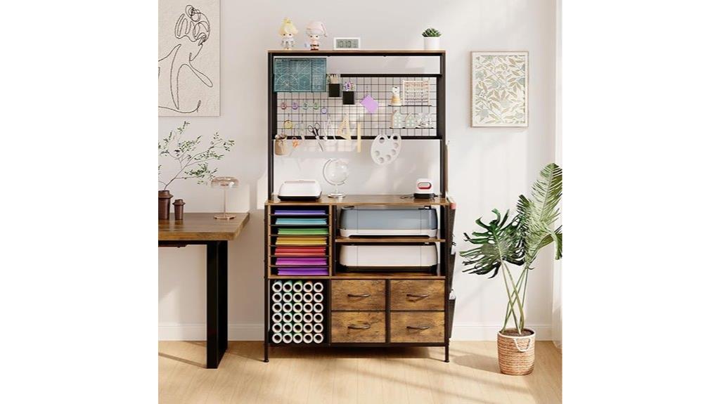 large craft storage cabinet