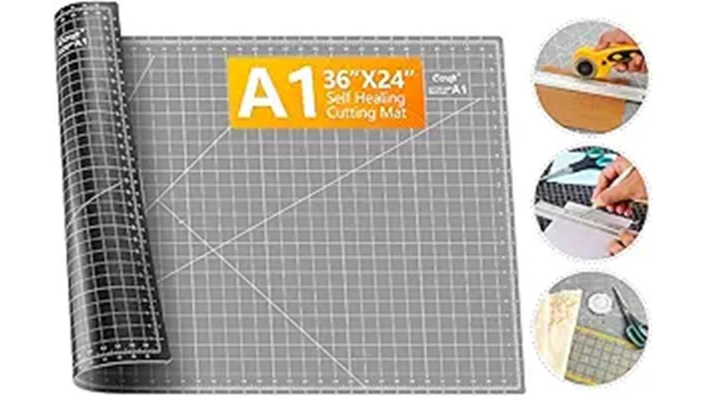large grey self healing mat