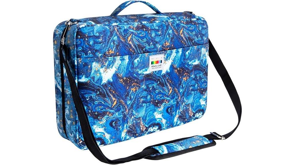 large multi slot pencil case