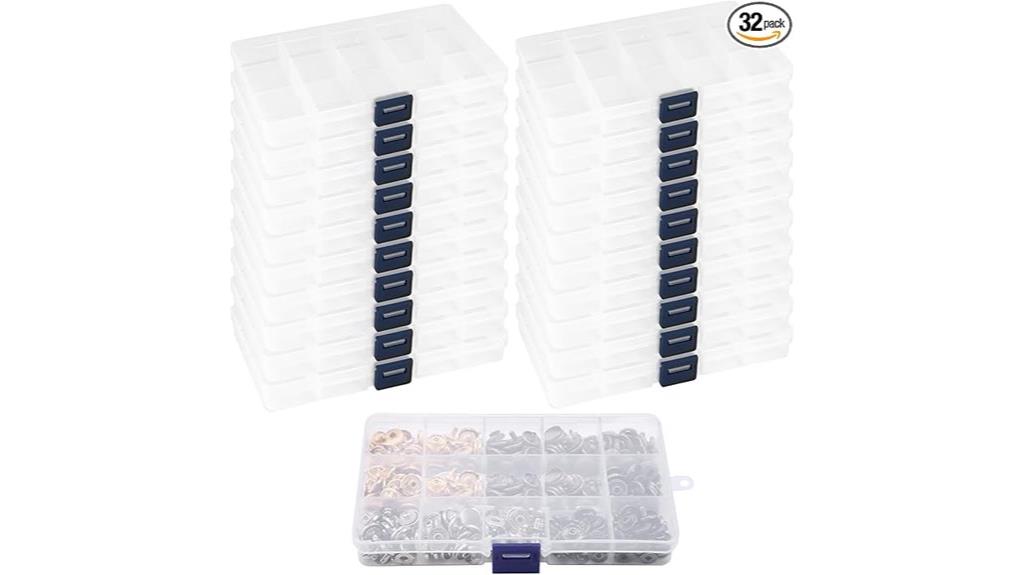 large plastic jewelry storage