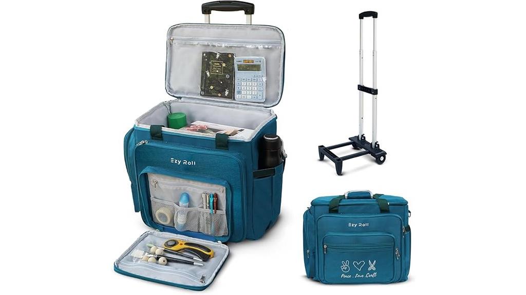 large wheeled water resistant tote