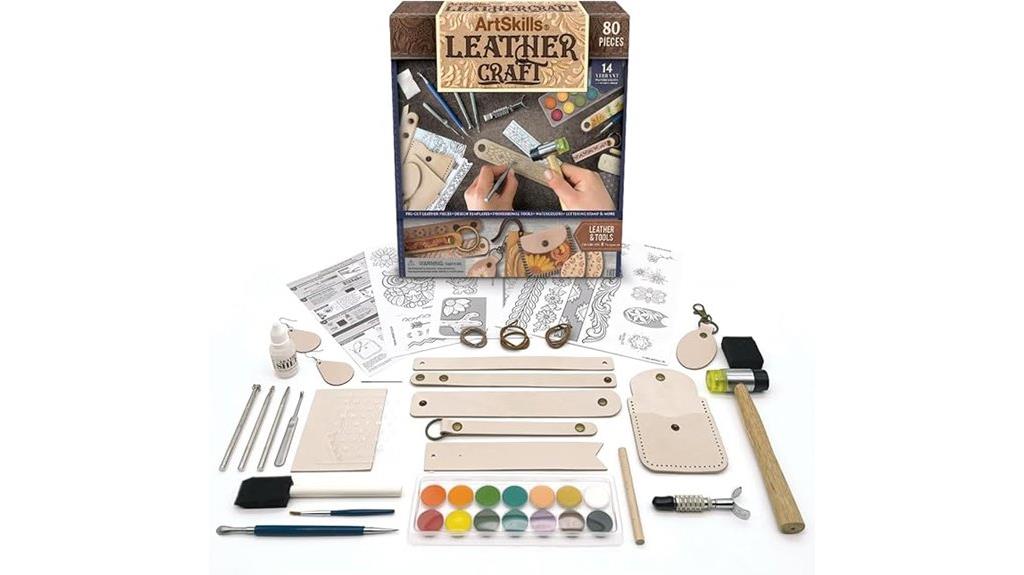 leather crafting toolkit set