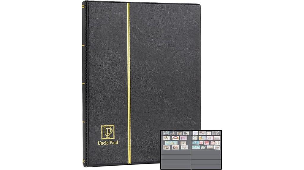 leatherette cover stamp album