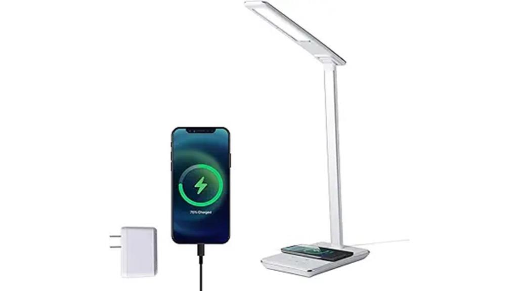 led desk lamp with charging