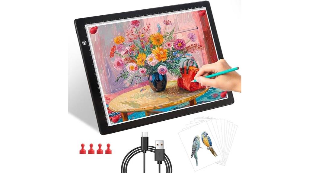 light tracing drawing box