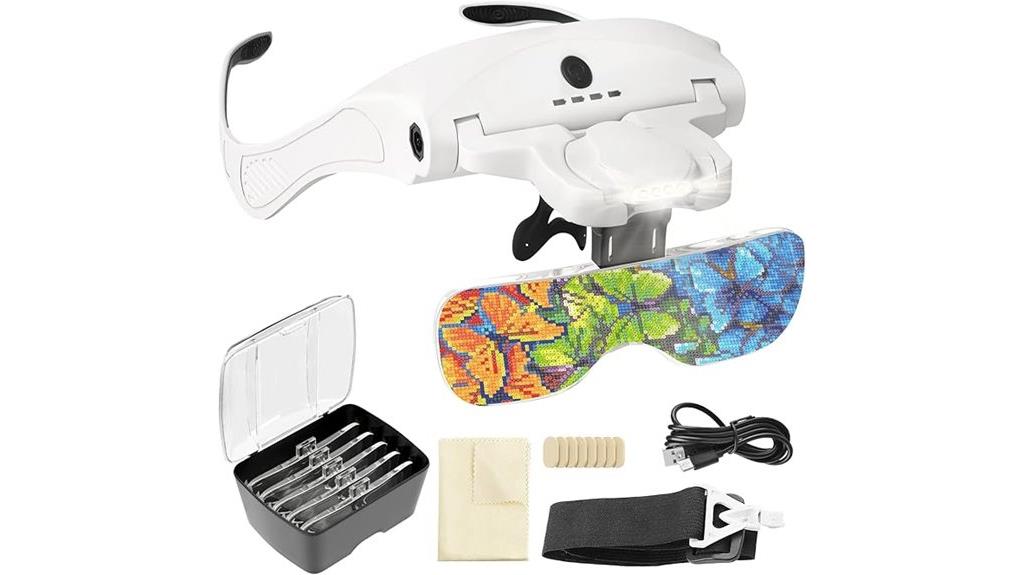 lighted diamond art magnifier