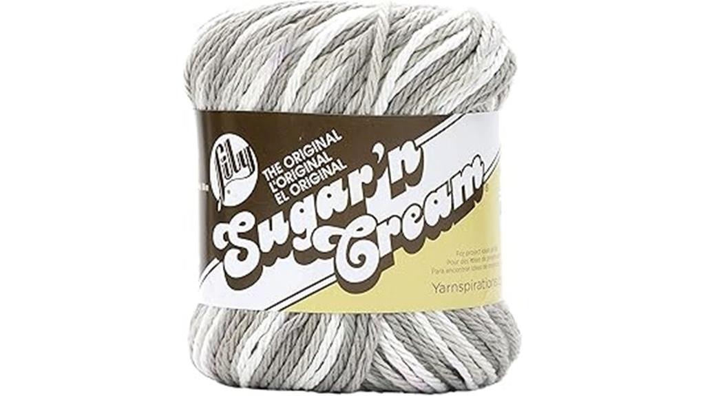 lily yarn sugarcr greige ombre