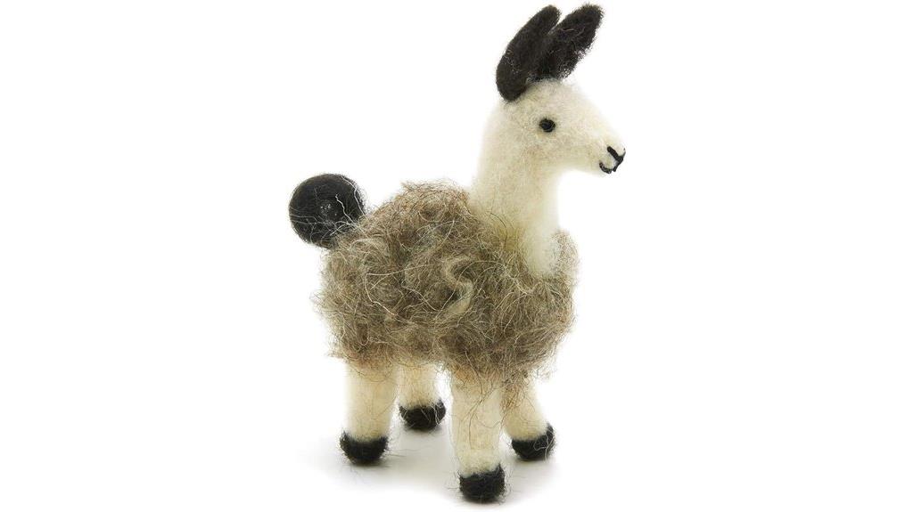 llama needle felting kit