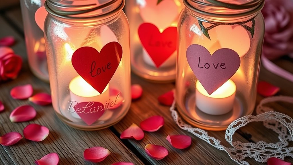 love filled cozy lanterns