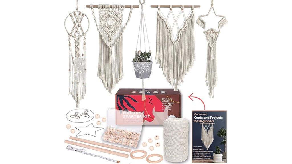 macrame kit with project book