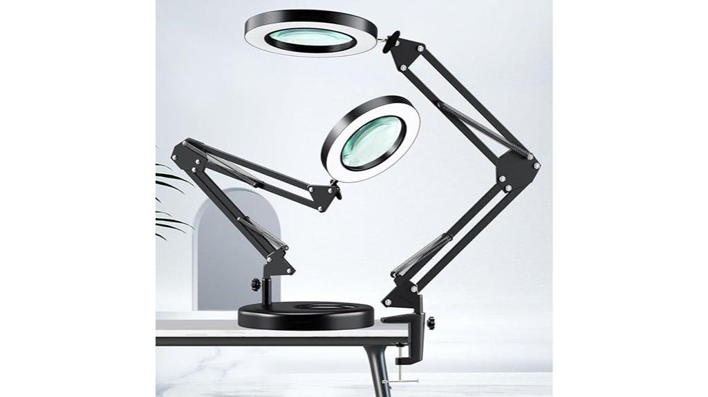 magnifying desk lamp
