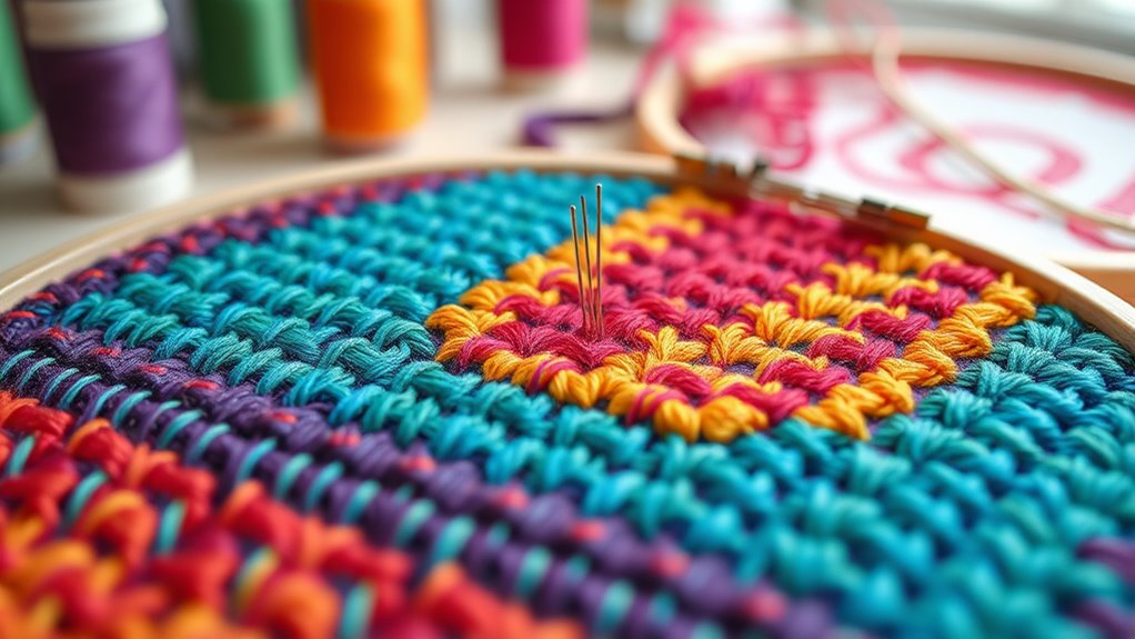 maintain consistent stitch tension