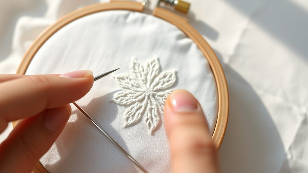 maintain consistent stitch tension