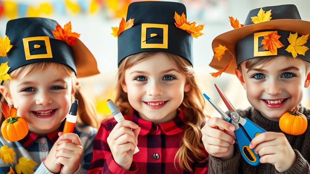 make pilgrim hat headbands