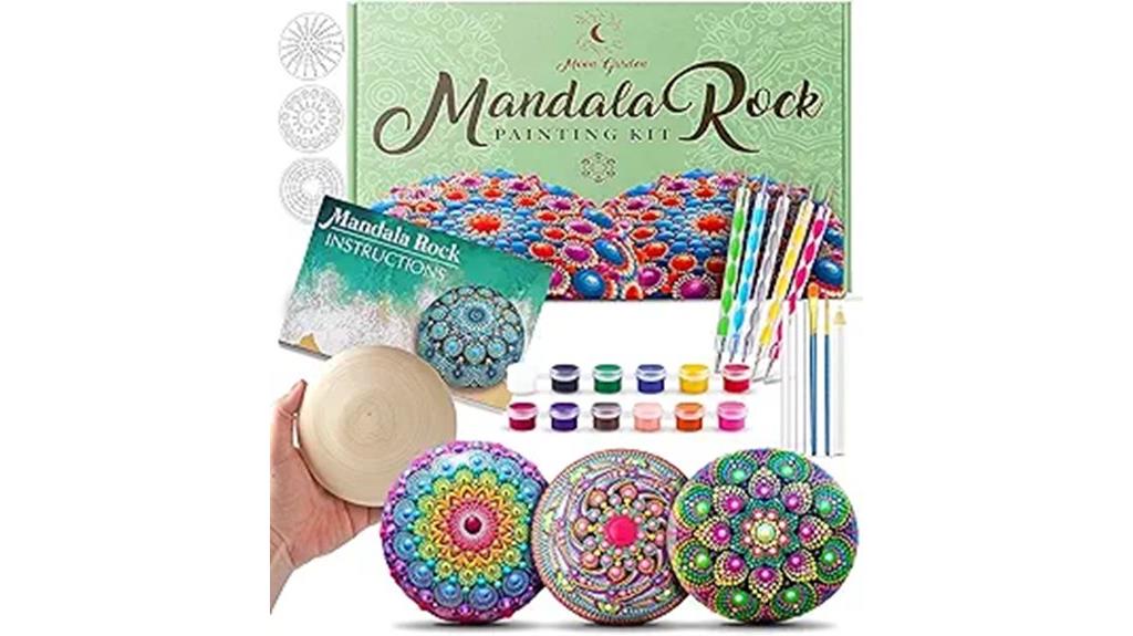 mandala rock painting kit