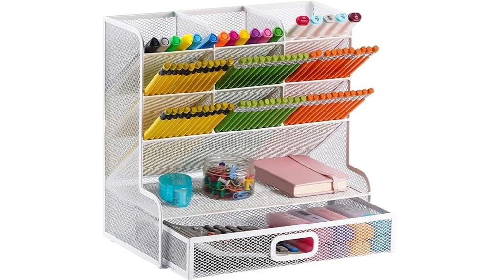 marbrasse mesh organizer drawer