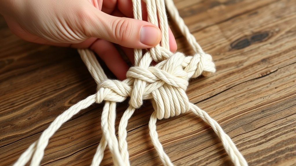 master basic square knot