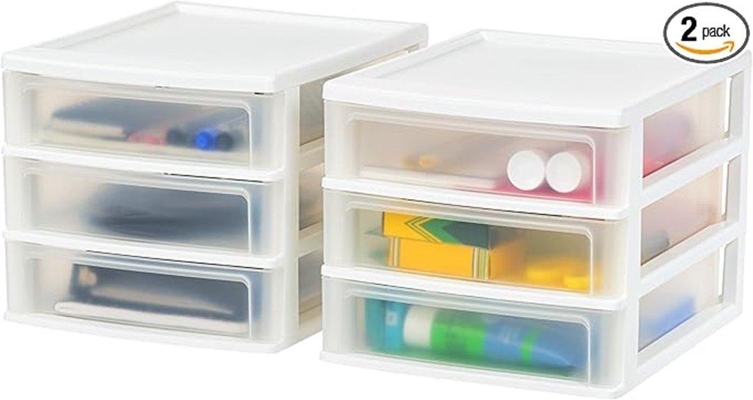 medium 3 drawer organizer