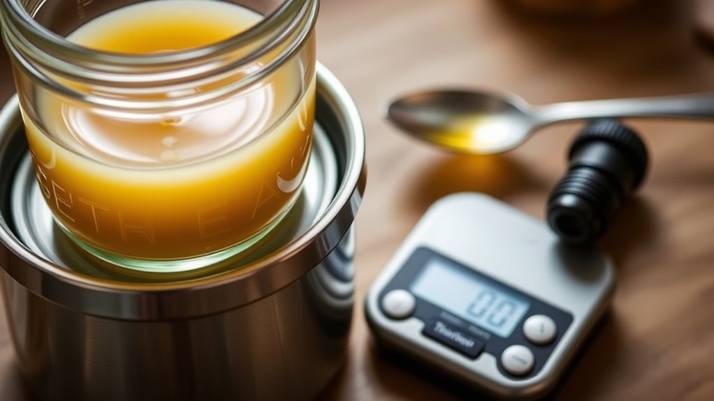 melt measure and pour