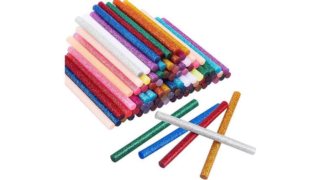 mini glitter glue sticks