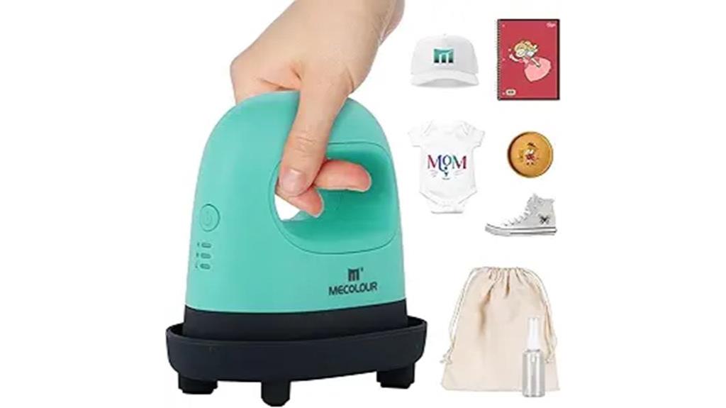 mini heat press with adjustable settings